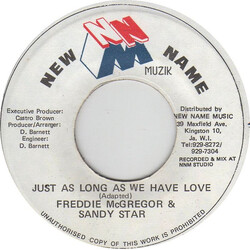 Freddie McGregor / Sandy Star Just As Long As We Have Love Vinyl 7" USED