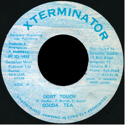 Cocoa Tea Don't Touch Vinyl 7" USED