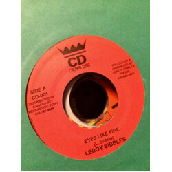Leroy Sibbles Eyes Like Fire Vinyl 7" USED