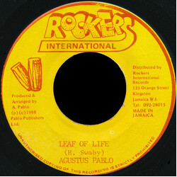 Augustus Pablo Leaf Of Life Vinyl 7" USED