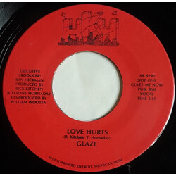 Glaze (4) Love Hurts Vinyl 7" USED