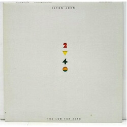 Elton John Too Low For Zero Vinyl LP USED