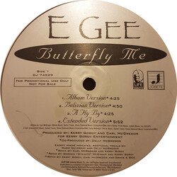 E Gee Butterfly Me Vinyl 12" USED