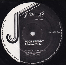 Admiral Tibet / Frankie Paul Poor Freddy / Fair Weather Friend Vinyl 12" USED
