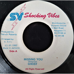Ghost (6) Missing You Vinyl 7" USED