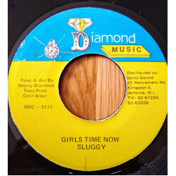 Sluggy Ranks Girls Time Now / Version Vinyl 7" USED