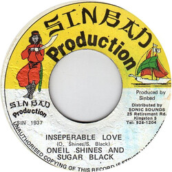 Oneil Shines / Sugar Black Inseperable Love Vinyl 7" USED