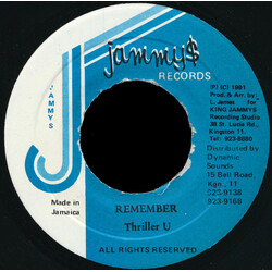 Thriller U Remember Vinyl 7" USED