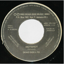 Dead Dog Ltd Hotshot Vinyl 7" USED