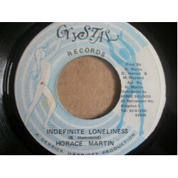 Horace Martin Indefinite Loneliness Vinyl 7" USED