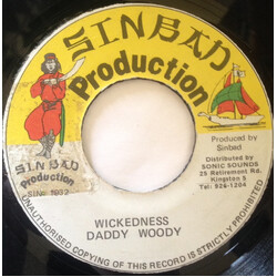 Daddy Woody Wickedness Vinyl 7" USED
