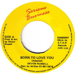 Devon Russell Born To Love Vinyl 7" USED