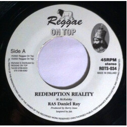 Ras Daniel Ray / Reggae On Top Allstars Redemption Reality USED VINYL 7INCH
