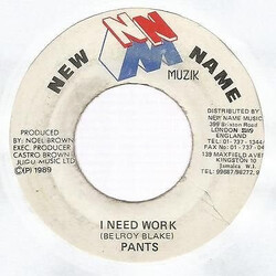 Mr. Pants I Need Work USED VINYL 7INCH