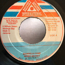 Nigger Mikey Mandela Come USED VINYL 7INCH 45 RPM
