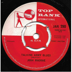 Josh Macrae Talking Army Blues Vinyl 7" USED