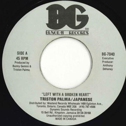 Tristan Palmer / Japanese Left With A Broken Heart Vinyl 7" USED