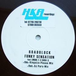 RoadBlock / Linski T / Sara S Funky Sensation Vinyl 12" USED