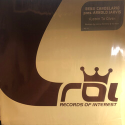 Benji Candelario / Arnold Jarvis Learn To Give Vinyl 12" USED