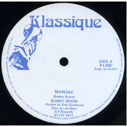 Bobby Boom / Kashamani Maniac Vinyl 12" USED