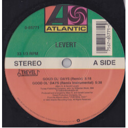 Levert Good Ol' Days USED VINYL 12INCH 33 S RPM
