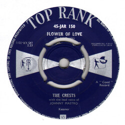 The Crests Flower Of Love Vinyl 7" USED