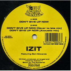 Izit / Sam Edwards Don't Give Up Now USED VINYL 12INCH 45 RPM