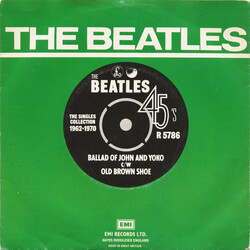 The Beatles Ballad Of John And Yoko c/w Old Brown Shoe USED VINYL 7INCH 45 RPM SINGLE REISSUE STEREO