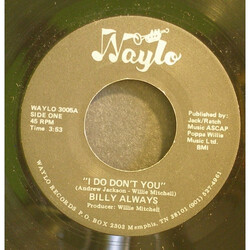 Billy Always I Do Don't You USED VINYL 7INCH 45 RPM