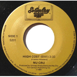Nu Cru High Cost / Thank You Baby Vinyl 7" USED