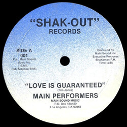 Main Performers Love Is Guaranteed USED VINYL 12INCH