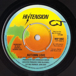 Hi-Tension Autumn Love / Unspoken USED VINYL 7INCH 45 RPM SINGLE