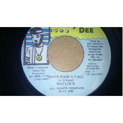 Matlock (4) When Rain A Fall USED VINYL 7INCH SINGLE