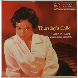 Eartha Kitt / Henri René And His Orchestra Thursday's Child Vinyl LP USED