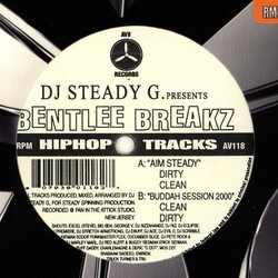 Dj Steady G Bentlee Breaks USED VINYL 12INCH 33 S RPM