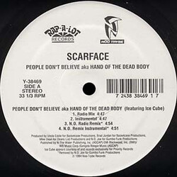 Scarface (3) People Don't Believe aka Hand Of The Dead Body USED VINYL 12INCH