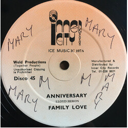 Family Love Anniversary USED VINYL 12INCH 45 RPM