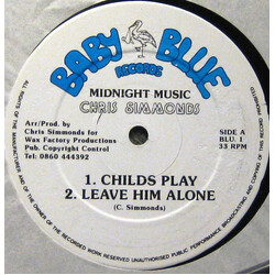 Chris Simmonds Midnight Music USED VINYL 12INCH 33 S RPM