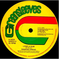 Ranking Dread Love A Dub USED VINYL 12INCH 45 RPM