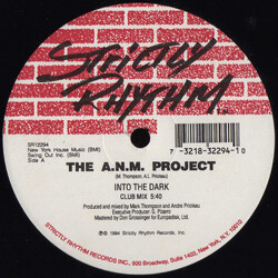 The A.N.M. Project Into The Dark USED VINYL 12INCH 33 S RPM