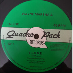 Wayne Marshall (3) / Colonel Casper I L.O.V.E. / Fear Of Jah Jah USED VINYL 12INCH 45 RPM