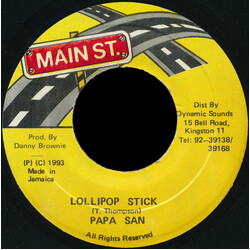 Papa San Lollipop Stick USED VINYL 7INCH 45 RPM