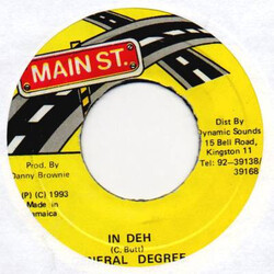 General Degree In Deh USED VINYL 7INCH SINGLE