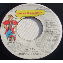 Daddy Lizard A Bay USED VINYL 7INCH 45 RPM