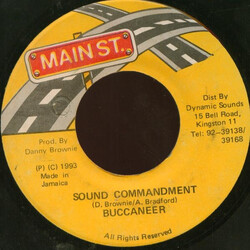 Buccaneer Sound Commandment USED VINYL 7INCH 45 RPM