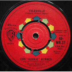 Edd "Kookie" Byrnes Yulesville USED VINYL 7INCH 45 RPM SINGLE