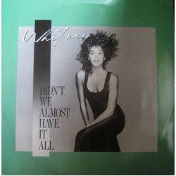 Whitney Houston Didn't We Almost Have It All USED VINYL 12INCH