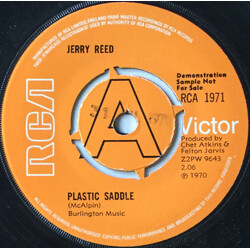 Jerry Reed Plastic Saddle / If I Promise USED VINYL 7INCH 45 RPM PROMO