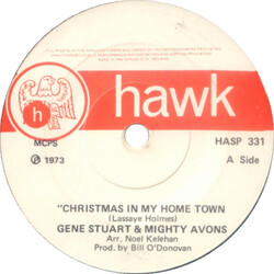 Gene Stuart / The Mighty Avons Christmas In My Hometown USED VINYL 7INCH 45 RPM SINGLE