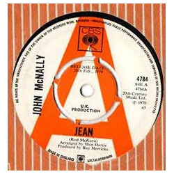 John MacNally Jean USED VINYL 7INCH PROMO